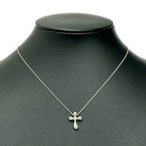 TIFFANYCo Tiffany Silver Cross Necklace